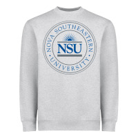 Heather Grey nova university Heavyweight Sweatshirt - artisFamous