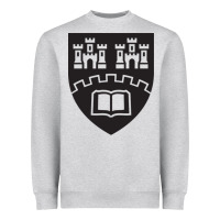 Heather Grey northumbria university new coat of arms Heavyweight Sweatshirt - artisFamous