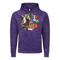 Cloud Purple All American Girl Vintage Hoodie - FaDigitalArtStudio