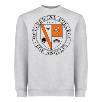 Heather Grey occidental college Heavyweight Sweatshirt - artisFamous