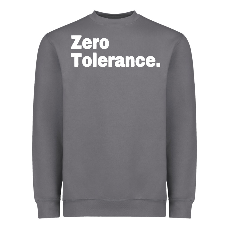 Zero Tolerance Heavyweight Sweatshirt by artisFamous | Teevron