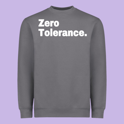 Zero Tolerance Heavyweight Sweatshirt Designed By Artisfamous