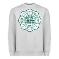 Heather Grey ohio university Heavyweight Sweatshirt - artisFamous