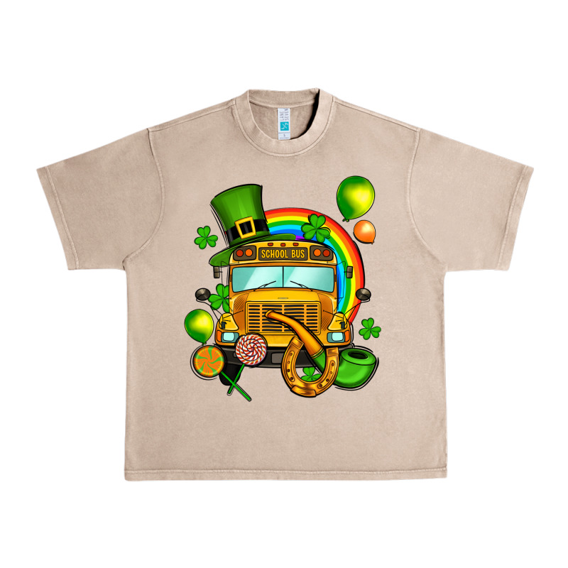 St. Patrick's School Bus Urban Heavy Tee by OliviaCreatesArt | Teevron