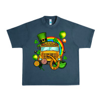 Midnight Navy St. Patrick's school bus Urban Heavy Tee - OliviaCreatesArt