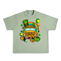 Oil Green St. Patrick's school bus Urban Heavy Tee - OliviaCreatesArt