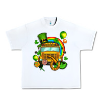 White St. Patrick's school bus Urban Heavy Tee - OliviaCreatesArt