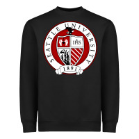 Black seattle university Heavyweight Sweatshirt - artisFamous