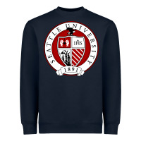 Navy seattle university Heavyweight Sweatshirt - artisFamous