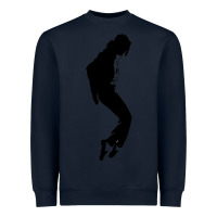Navy michael jackson Heavyweight Sweatshirt - artisFamous