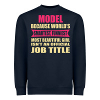 Navy model funniest isn't a jobtitle Heavyweight Sweatshirt - artisFamous