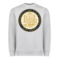 Heather Grey university of california, san diego Heavyweight Sweatshirt - artisFamous