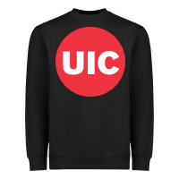 Black university of illinois at chicago circle Heavyweight Sweatshirt - artisFamous