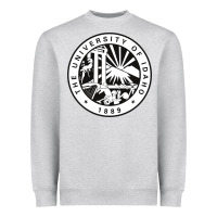 Heather Grey university of idaho Heavyweight Sweatshirt - artisFamous