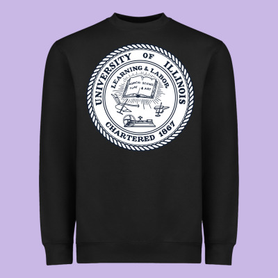 University Of Illinois Heavyweight Sweatshirt Designed By Artisfamous
