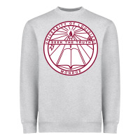 Heather Grey university of louisiana at monroe Heavyweight Sweatshirt - artisFamous
