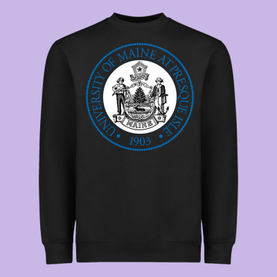 University Of Maine At Presque Isle Heavyweight Sweatshirt Designed By Artisfamous