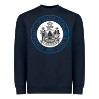 Navy university of maine at presque isle Heavyweight Sweatshirt - artisFamous