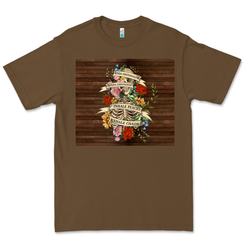 Kinda Emotional With Skeleton Premium Tee by TumblerDesignByShophia | Teevron