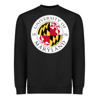 Black university of maryland Heavyweight Sweatshirt - artisFamous