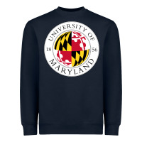 Navy university of maryland Heavyweight Sweatshirt - artisFamous
