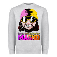 Heather Grey randy wrestler Heavyweight Sweatshirt - artisFamous