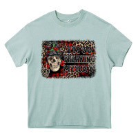 Arona I'm so freaking merry skeleton messy bun Heavy Core Tee - NancyCooperArtShop