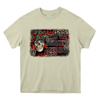 Mossy I'm so freaking merry skeleton messy bun Heavy Core Tee - NancyCooperArtShop