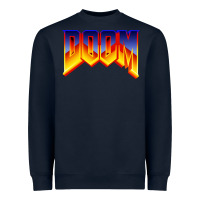 Navy doom video game Heavyweight Sweatshirt - artisFamous