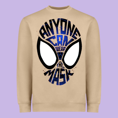 Anyone Can Wear The Mask Heavyweight Sweatshirt Designed By Artisfamous