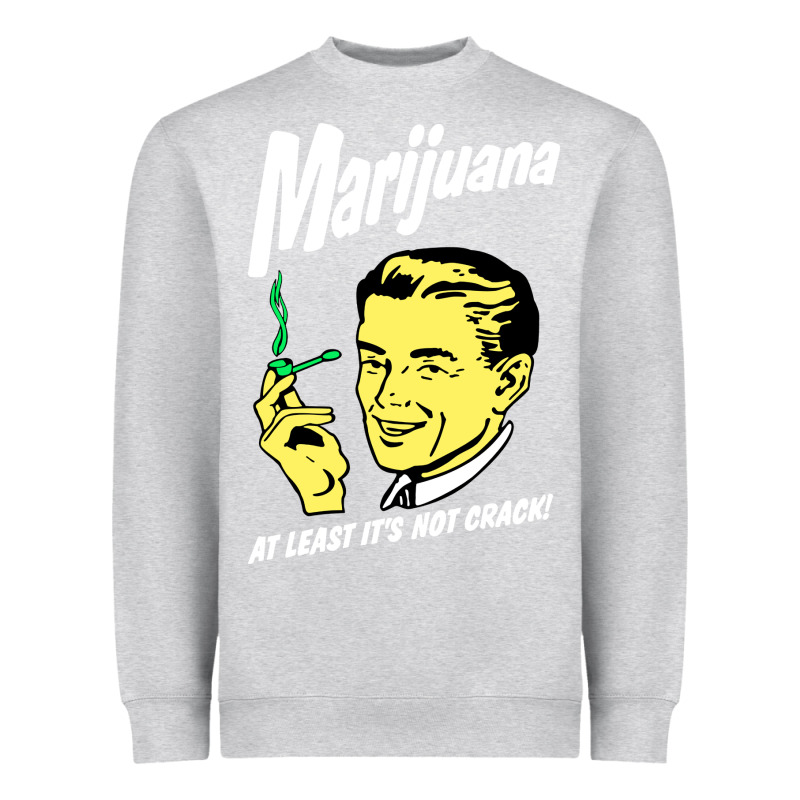 Smoking Marijuana Heavyweight Sweatshirt by artisFamous | Teevron