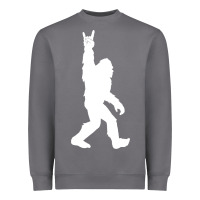 Storm funny bigfoot rock and roll t shirt for sasquatch believers Heavyweight Sweatshirt - artisFamous