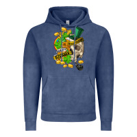 Vintage Denim when you are dead inside but its st.patricks Vintage Hoodie - FaDigitalArtStudio
