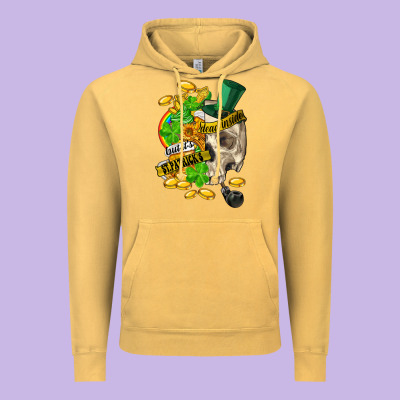 When You Are Dead Inside But Its St.patricks Vintage Hoodie Designed By Fadigitalartstudio