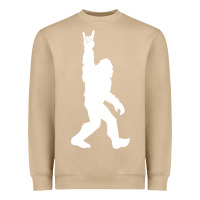 Mushroom funny bigfoot rock and roll t shirt for sasquatch believers Heavyweight Sweatshirt - artisFamous