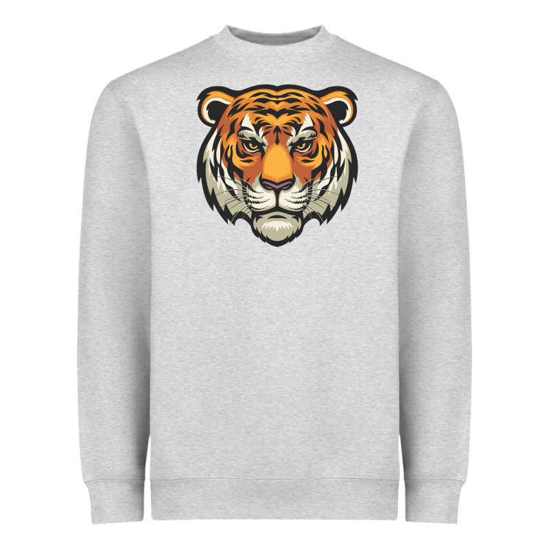 Tiger Vector Face Heavyweight Sweatshirt by artisFamous | Teevron