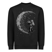 Digging The Moon Heavyweight Sweatshirt | Teevron