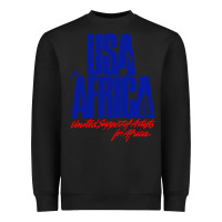 Black USA Heavyweight Sweatshirt - artisFamous