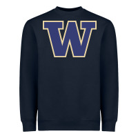 Navy washington Heavyweight Sweatshirt - artisFamous