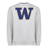 Heather Grey washington Heavyweight Sweatshirt - artisFamous