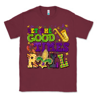 Burgundy let the good times roll Classic Tee - CowGirlArtShop