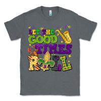 Charcoal Heather let the good times roll Classic Tee - CowGirlArtShop