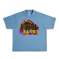 Pebble Blue football granny Urban Heavy Tee - OliviaCreatesArt