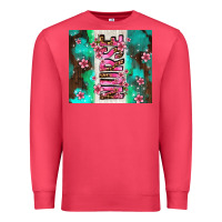 Pink Floral Nurse With Flowers Premium Sweatshirt | Teevron