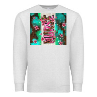 Oatmeal Heather pink floral nurse with flowers Premium Sweatshirt - AdoDesignShop