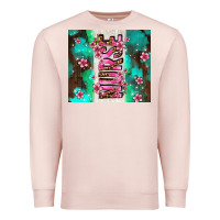 Pale Pink pink floral nurse with flowers Premium Sweatshirt - AdoDesignShop