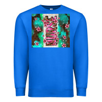 True Royal pink floral nurse with flowers Premium Sweatshirt - AdoDesignShop