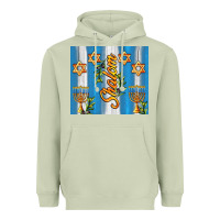 Matcha shalom with star of david Heavyweight Hoodie - AdoDesignShop
