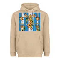 Mushroom shalom with star of david Heavyweight Hoodie - AdoDesignShop