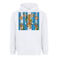 White shalom with star of david Heavyweight Hoodie - AdoDesignShop